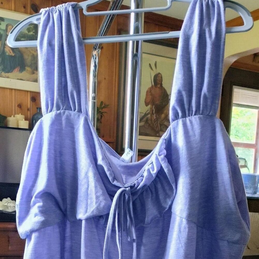 Unbranded Women's Purple and Blue Blouse